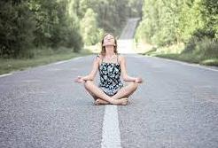 woman in meditation 