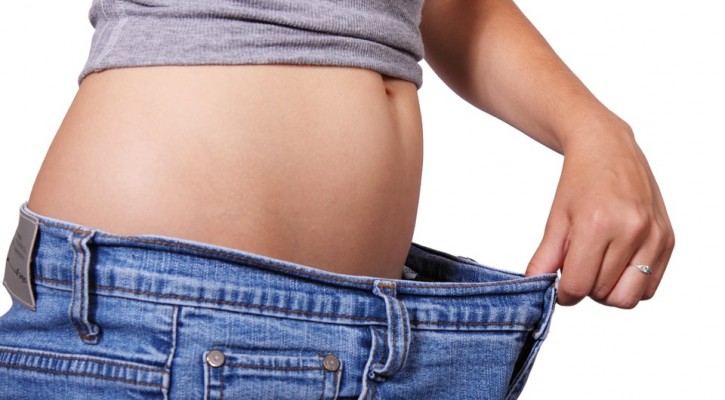 woman with bigger jeans